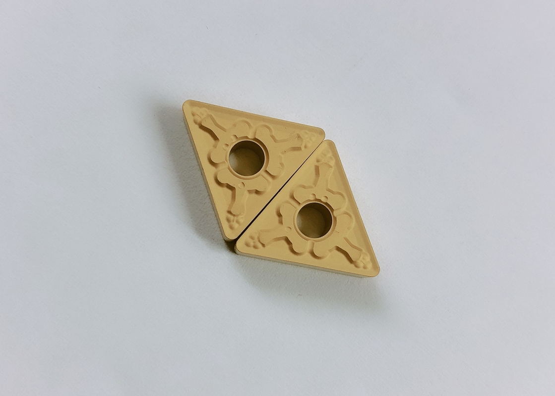 Customized Size Triangle Carbide Inserts , Carbide Lathe Inserts HRC4060