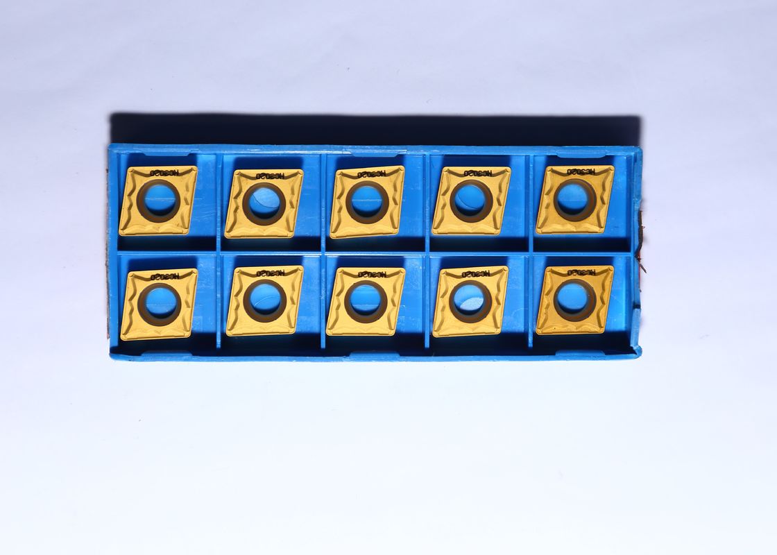 NC3020 CCMT120408 HM Lathe Cutting Inserts , Steel / Cast Iron Metal