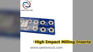 High Impact W Co Ti Milling Inserts PNGG120530