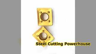 CrTiAIN Carbide Inserts For Steel Finishing