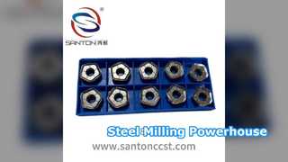 High Feed Milling Inserts for Steel Parts