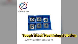 Carbide Milling Inserts Alloy Steel Stainless
