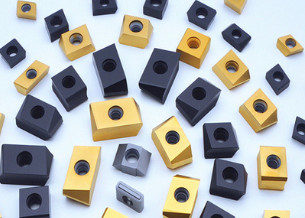 PVD Coated Carbide Indexable Inserts Non Ferrous Metal 91.5HRA  LPE/LSE series Vertical milling inserts