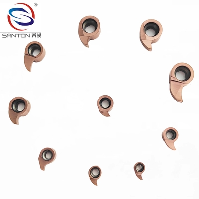 Buy Alternative Coated Brown Comma Cutting Inserts Carbide Cnc Cutting Inserts online manufacture