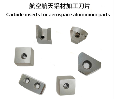 K10 High Temperature Resistance Carbide Inserts For Aerospace Aluminum Turning Inserts High Wear Resistance 3200 TRS