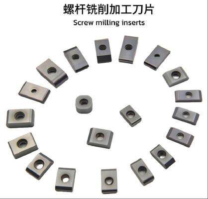 K30-K40 Carbide Milling Inserts for Stainless Steel and Cast Iron with High Strength and Toughness