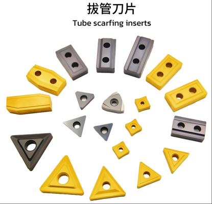 Various Types High-performance CVD/PVD Coated Cemented Carbide Inserts For Tube Scraping Needs